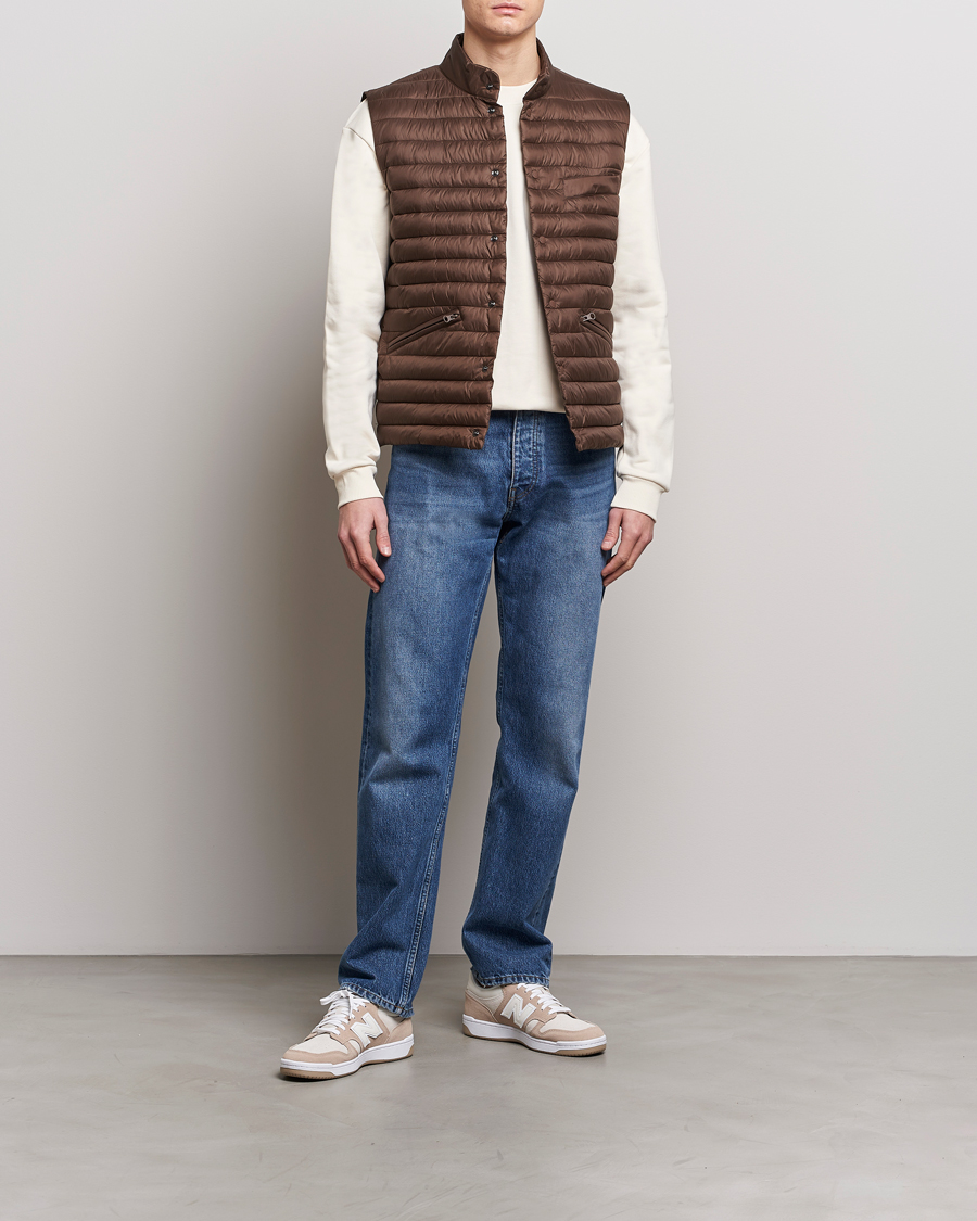 Heren | Jassen | Save The Duck | Aiko Lightweigt Padded Vest Soil Brown