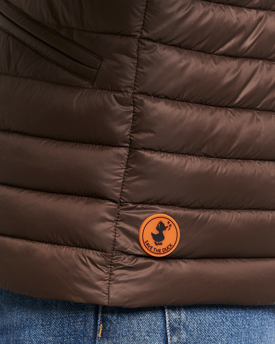 Heren | Jassen | Save The Duck | Aiko Lightweigt Padded Vest Soil Brown