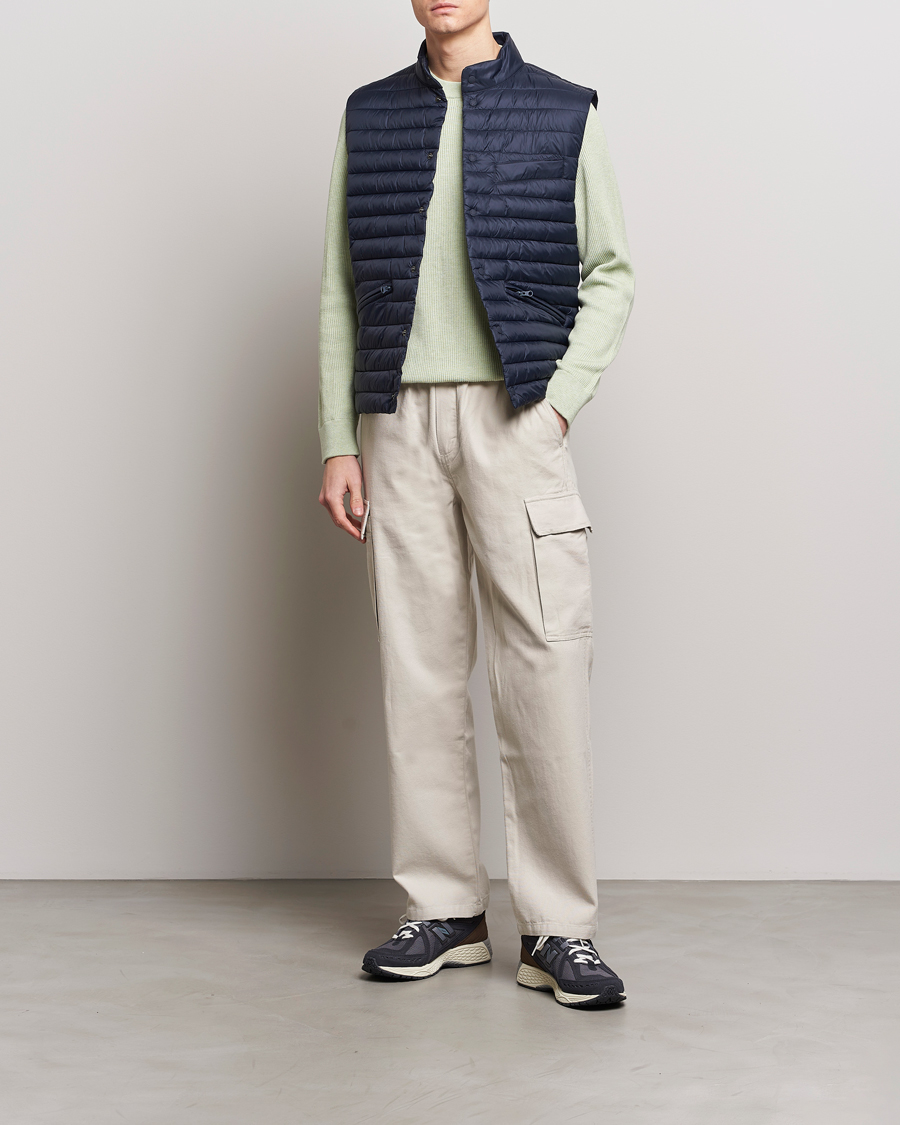 Heren | Jassen | Save The Duck | Aiko Lightweigt Padded Vest Blue Black