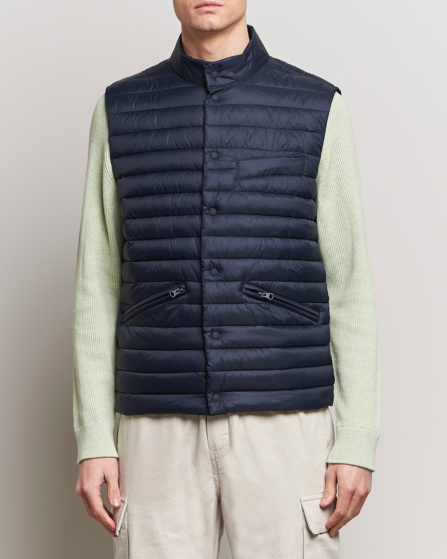 Heren | Afdelingen | Save The Duck | Aiko Lightweigt Padded Vest Blue Black