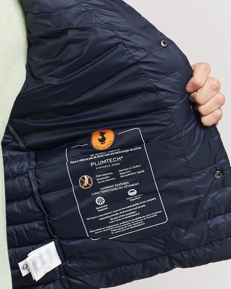 Heren | Jassen | Save The Duck | Aiko Lightweigt Padded Vest Blue Black