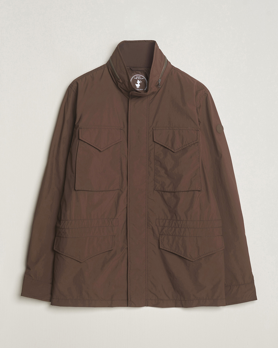 Heren | Jassen | Save The Duck | Mako Water Repellent Nylon Field Jacket Soil Brown