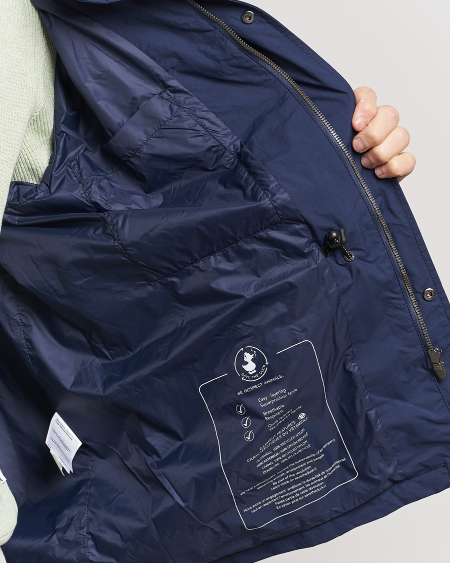 Heren | Jassen | Save The Duck | Mako Water Repellent Nylon Field Jacket Navy Blue