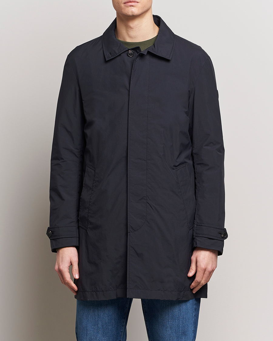 Men |  | Save The Duck | Rhys Water Repellent Nylon Coat Black