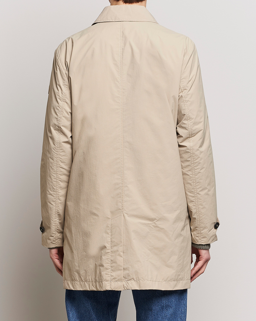 Heren | Jassen | Save The Duck | Rhys Water Repellent Nylon Coat Stone Beige