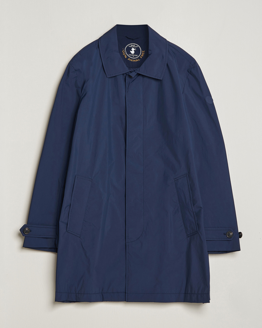 Heren | Jassen | Save The Duck | Rhys Water Repellent Nylon Coat Navy Blue