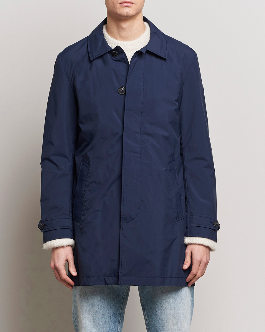 Heren | Save The Duck | Save The Duck | Rhys Water Repellent Nylon Coat Navy Blue