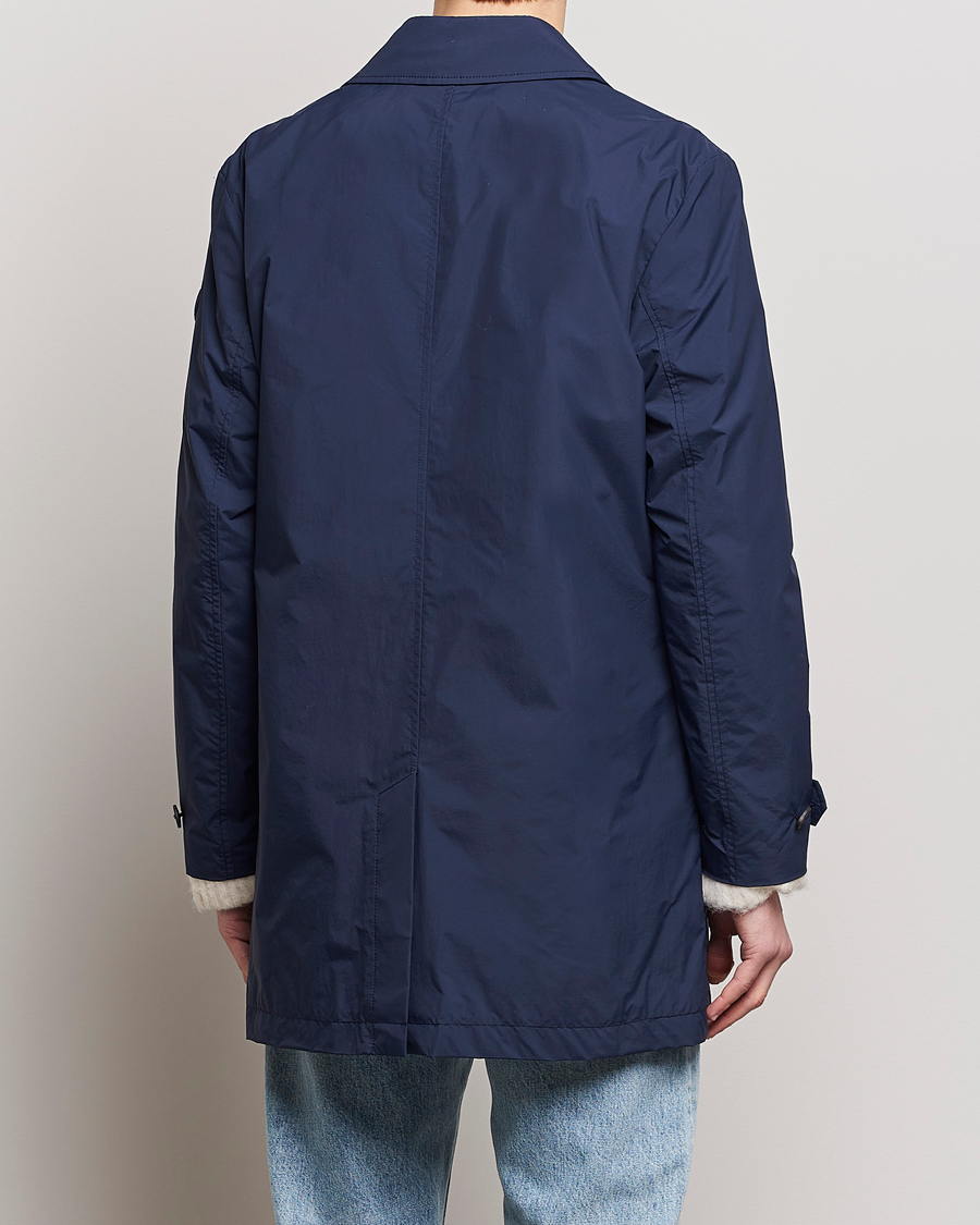 Heren | Jassen | Save The Duck | Rhys Water Repellent Nylon Coat Navy Blue
