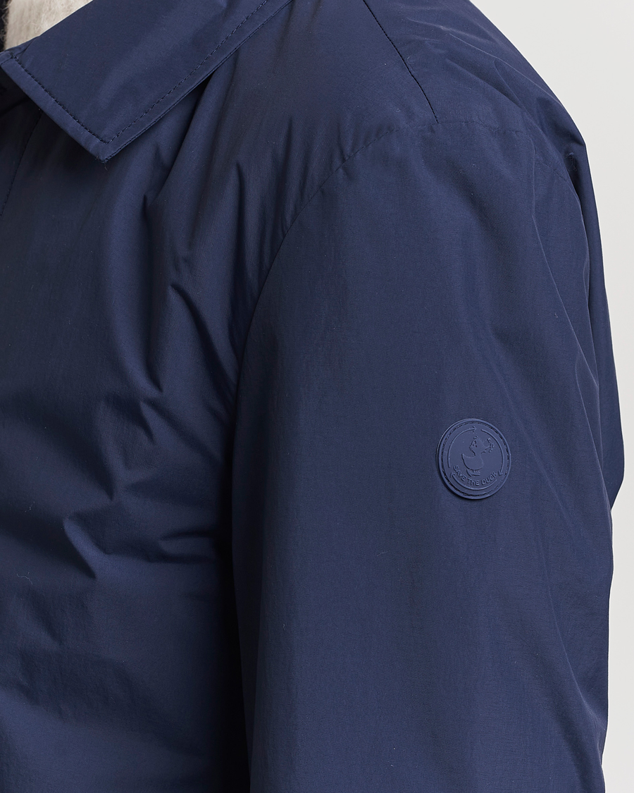 Heren | Jassen | Save The Duck | Rhys Water Repellent Nylon Coat Navy Blue