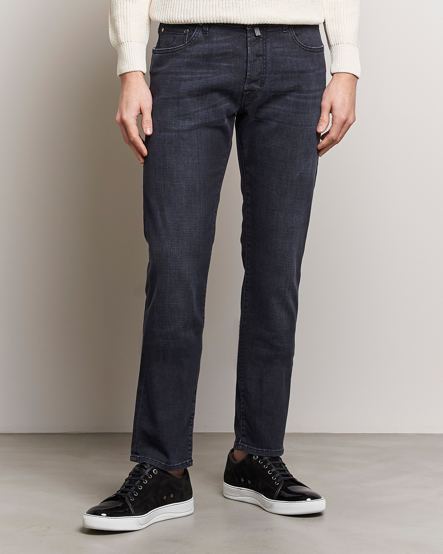 Heren | Afdelingen | Jacob Cohën | Bard Slim Fit Stretch Jeans Grey Black