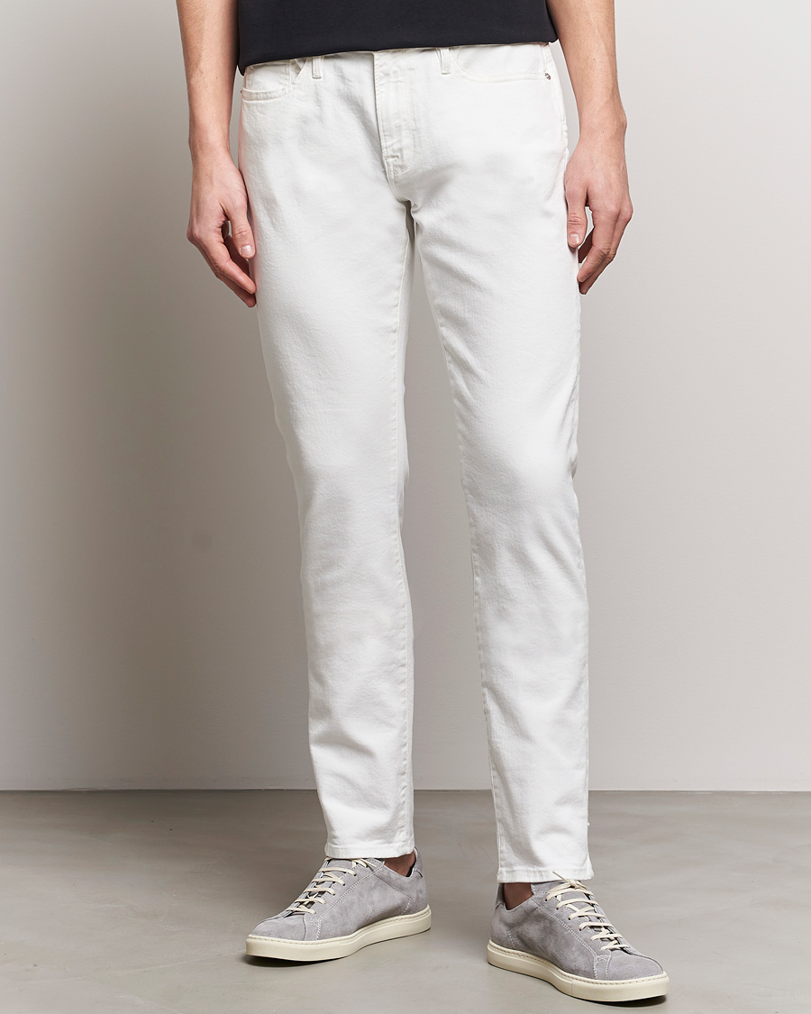 Heren | Slim fit | FRAME | L'Homme Slim Stretch Jeans Whisper White