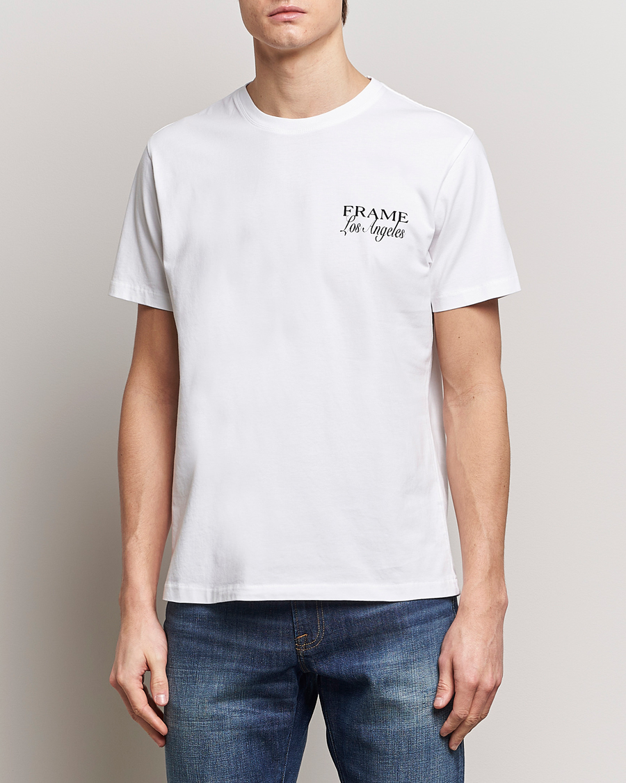 Men |  | FRAME | LA Logo T-Shirt White