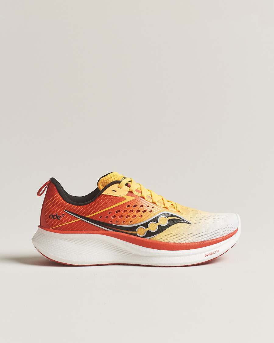 Heren | Saucony Ride 17 White/Vizi Gold | Saucony | Ride 17 White/Vizi Gold