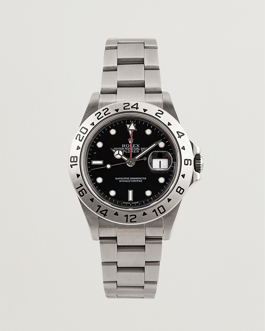 Heren | Rolex Pre-Owned Explorer II 16570 Black | Rolex Pre-Owned | Explorer II 16570 Black