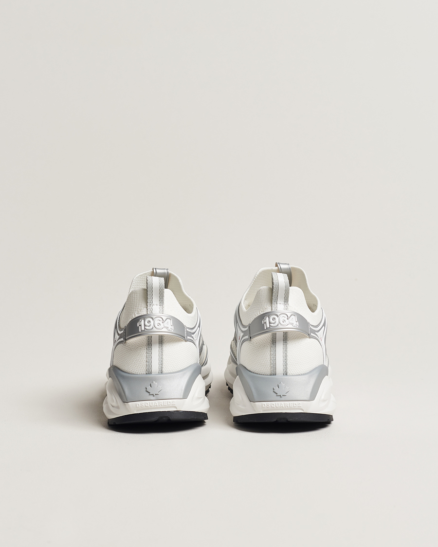 Heren | Dsquared2 Dash Sneaker White/Silver | Dsquared2 | Dash Sneaker White/Silver