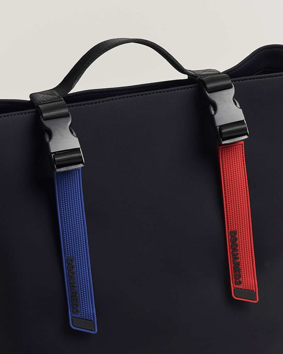 Heren | Dsquared2 Sport Tape Shopping Bag Black | Dsquared2 | Sport Tape Shopping Bag Black