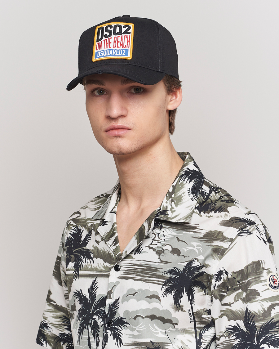 Heren | Petten | Dsquared2 | Tropical Baseball Cap Black