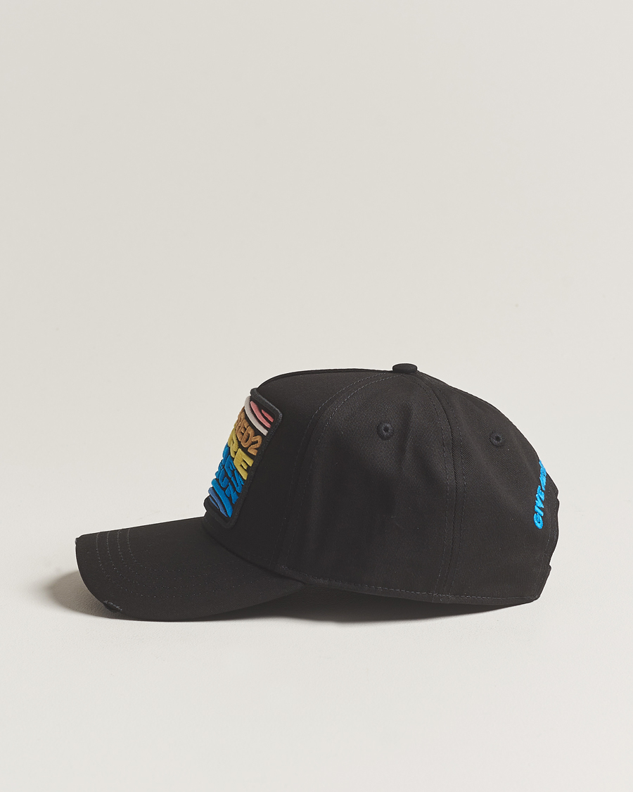 Herr | Luxury Brands | Dsquared2 | Sun Baseball Cap Black