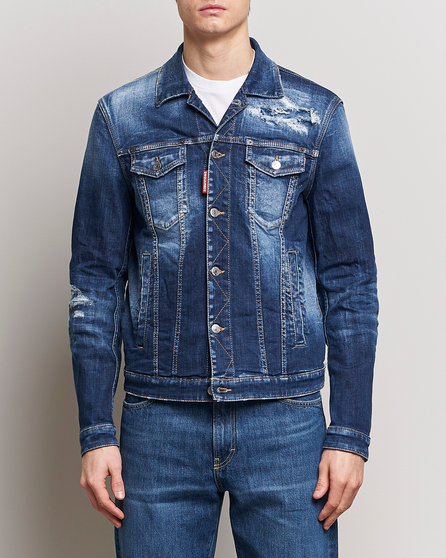 Heren | Lentejassen | Dsquared2 | Dan Denim Jacket Blue