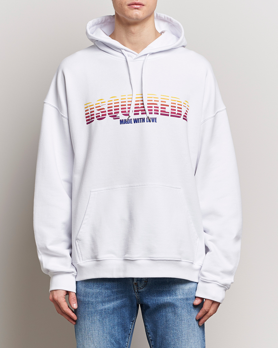 Heren | Hoodies | Dsquared2 | Loose Fit Hoodie White