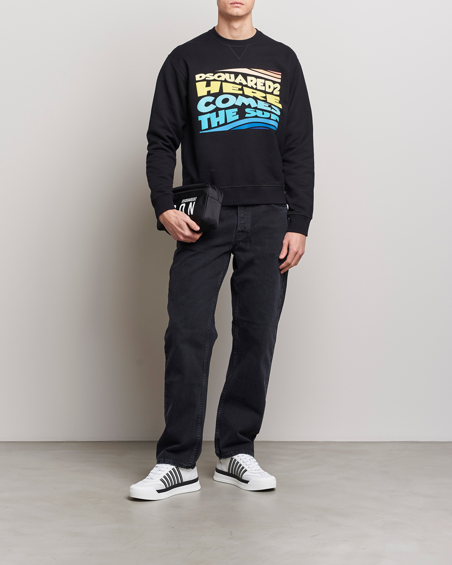 Heren | Truien | Dsquared2 | Cool Fit Crew Neck Sweatshirt Black