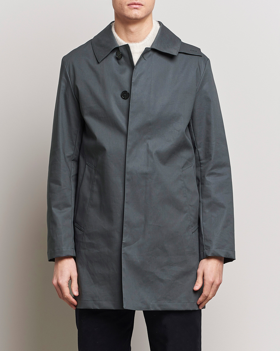 Heren | Mantels | Mackintosh | Cambridge Car Coat Cool Grey