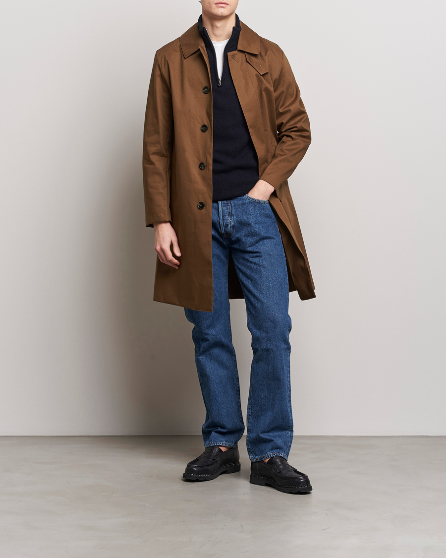 Heren | Jassen | Mackintosh | Manchester Car Coat Desert Palm