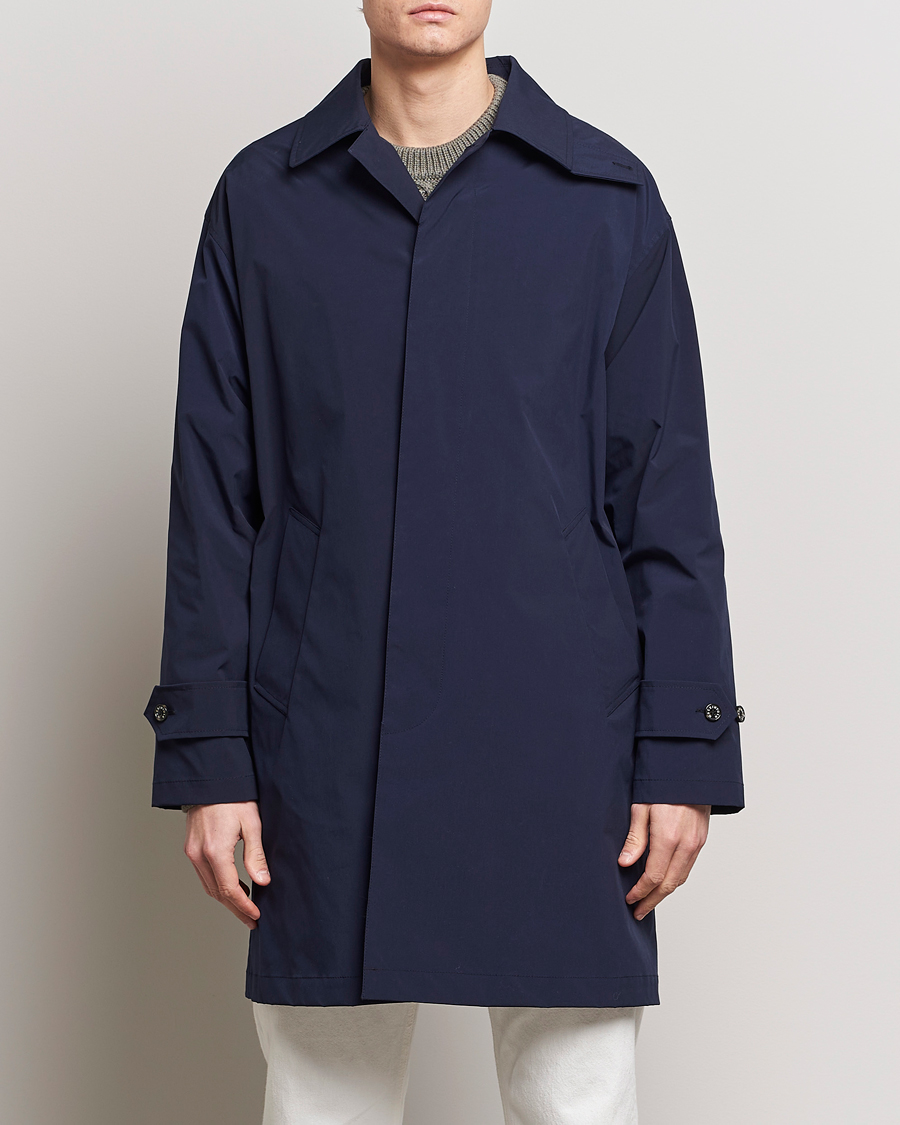 Heren | Mantels | Mackintosh | Soho Raincoat Navy