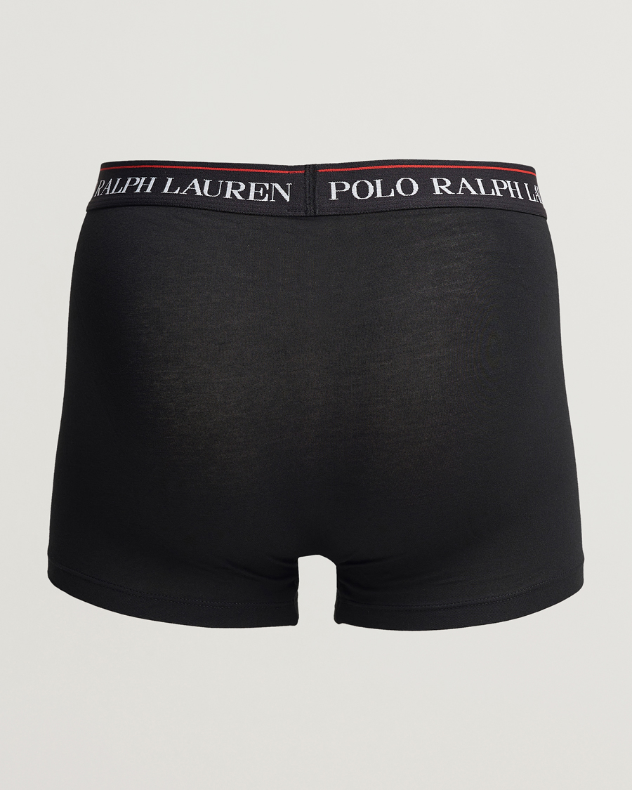 Heren |  | Polo Ralph Lauren | 3-Pack Cotton Stretch Trunk Heather/Red PP/Black