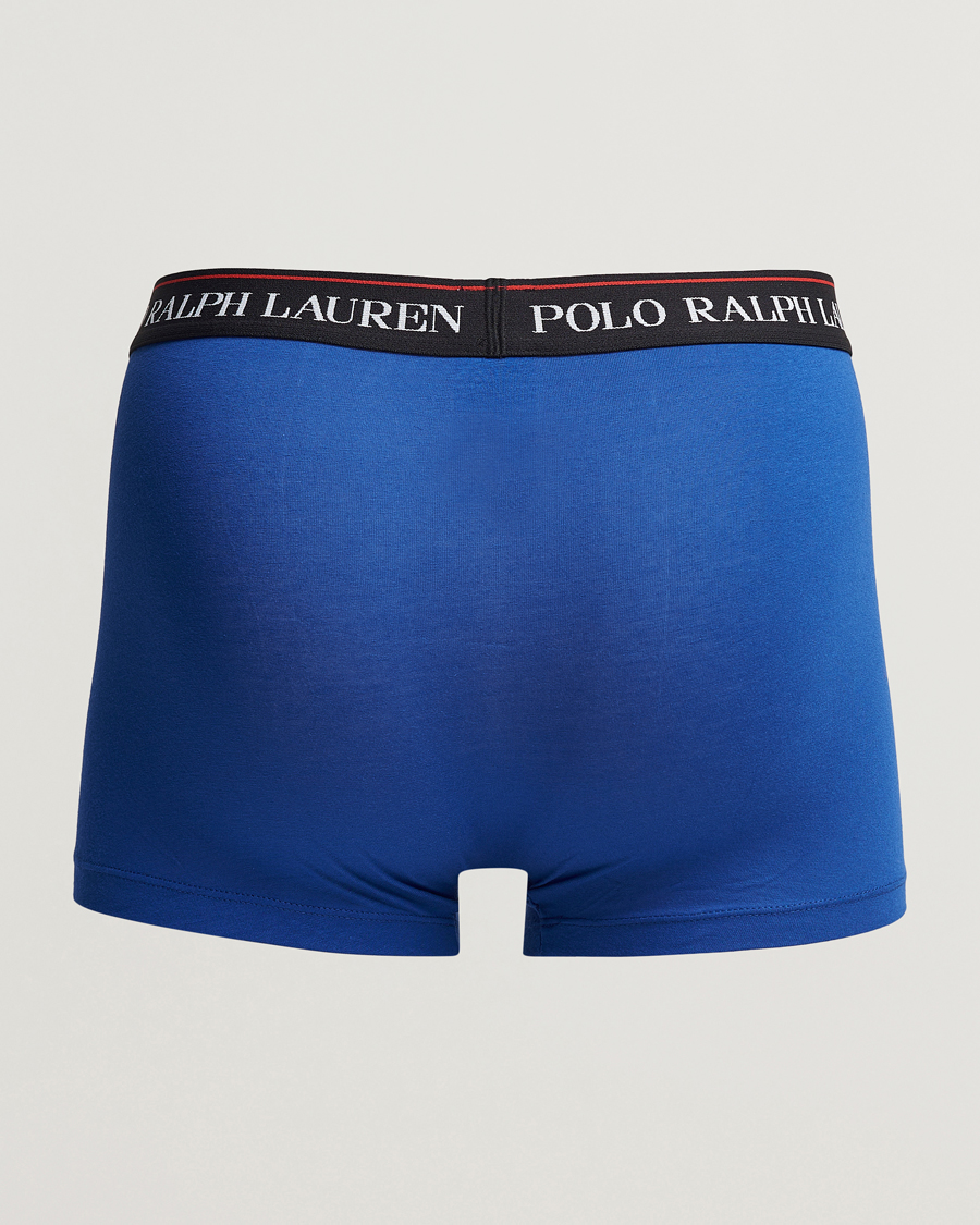 Heren |  | Polo Ralph Lauren | 3-Pack Cotton Stretch Trunk Sapphire/Red/Black