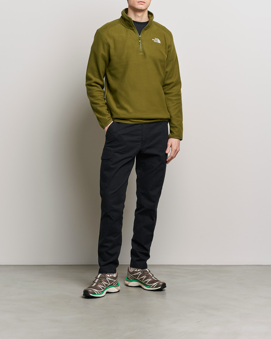 Heren | Truien | The North Face | Glacier 1/4 Zip Fleece New Taupe Green
