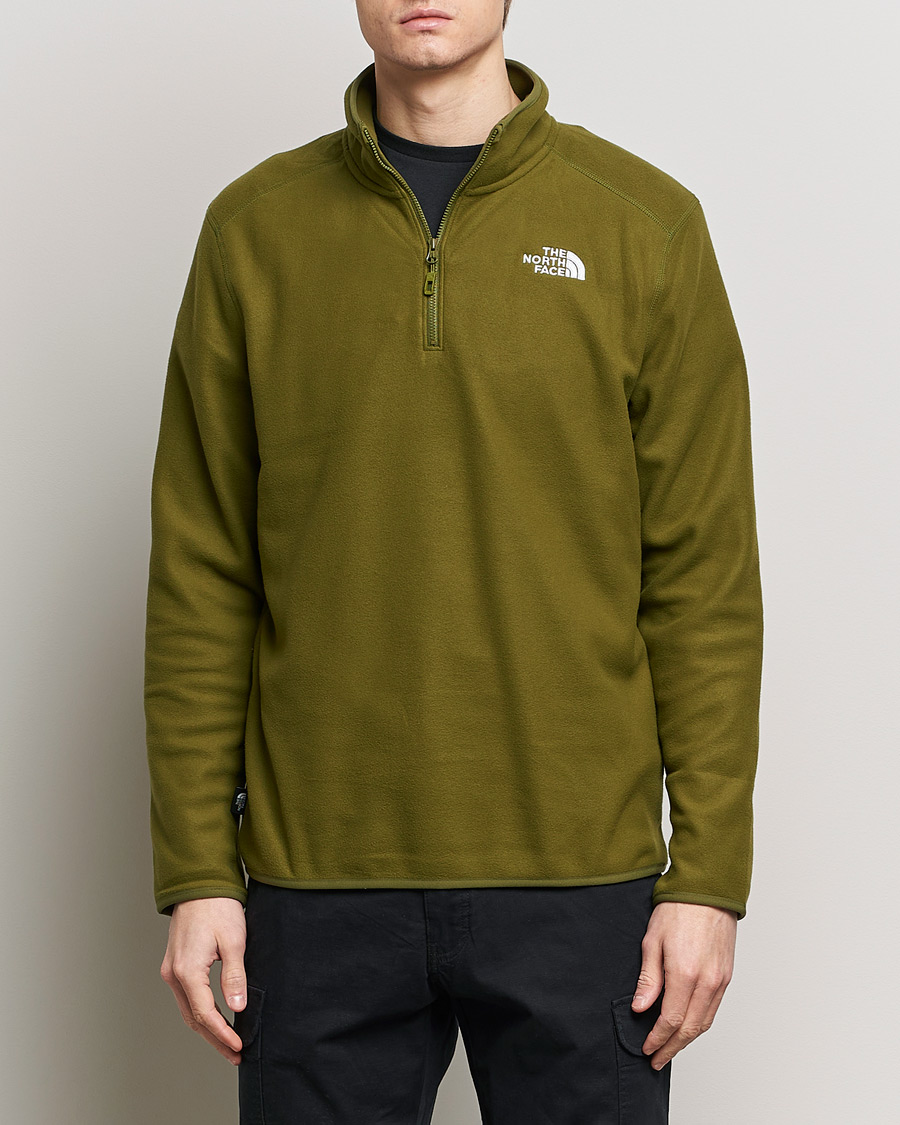 Heren | The North Face | The North Face | Glacier 1/4 Zip Fleece New Taupe Green