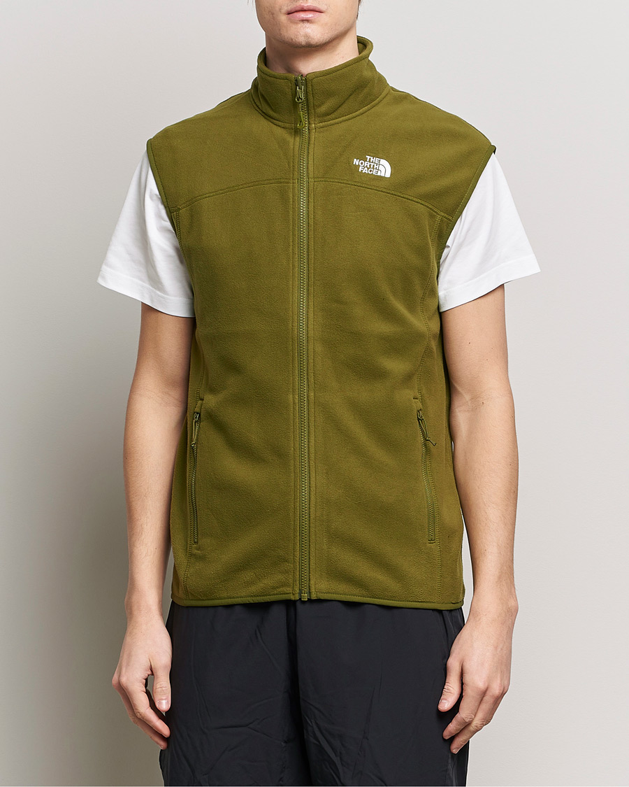 Heren | The North Face | The North Face | Glaicer Fleece Vest New Taupe Green