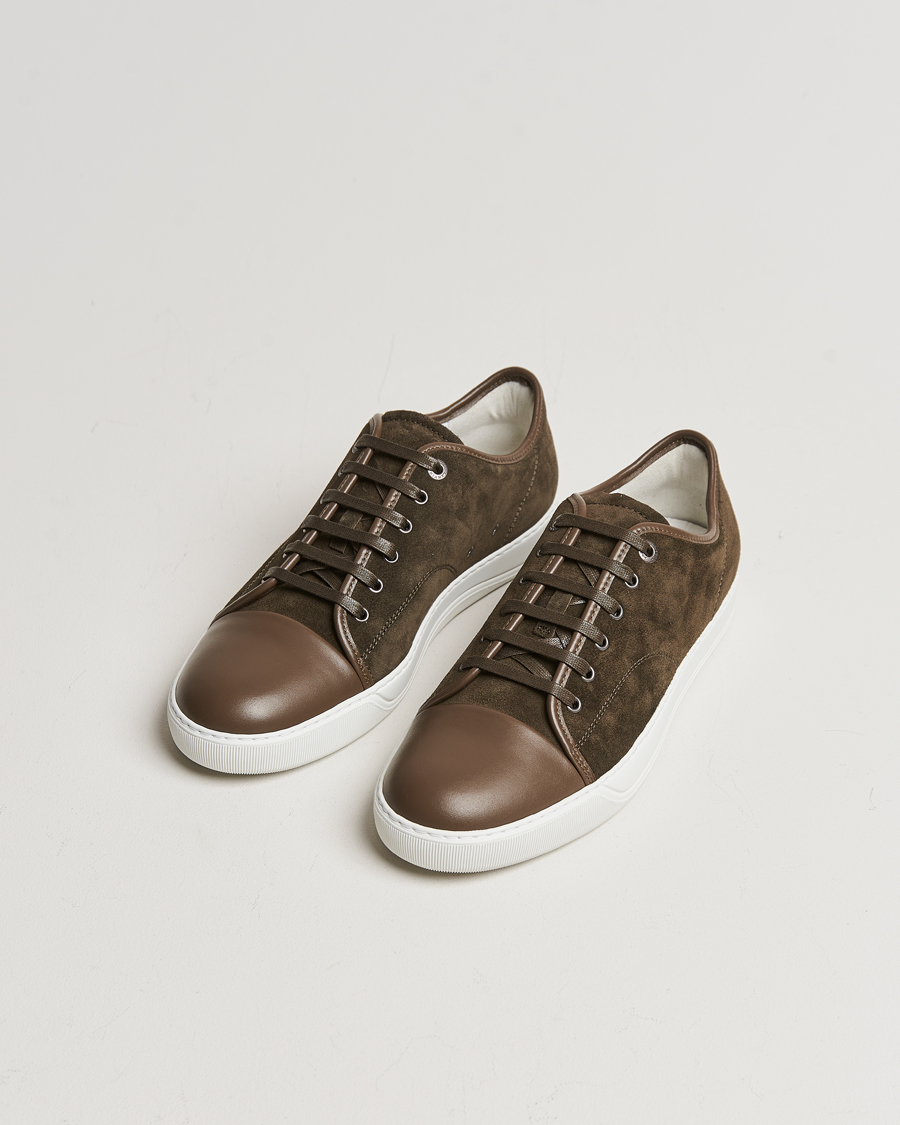 Heren | Sneakers | Lanvin | Nappa Cap Toe Sneaker Khaki