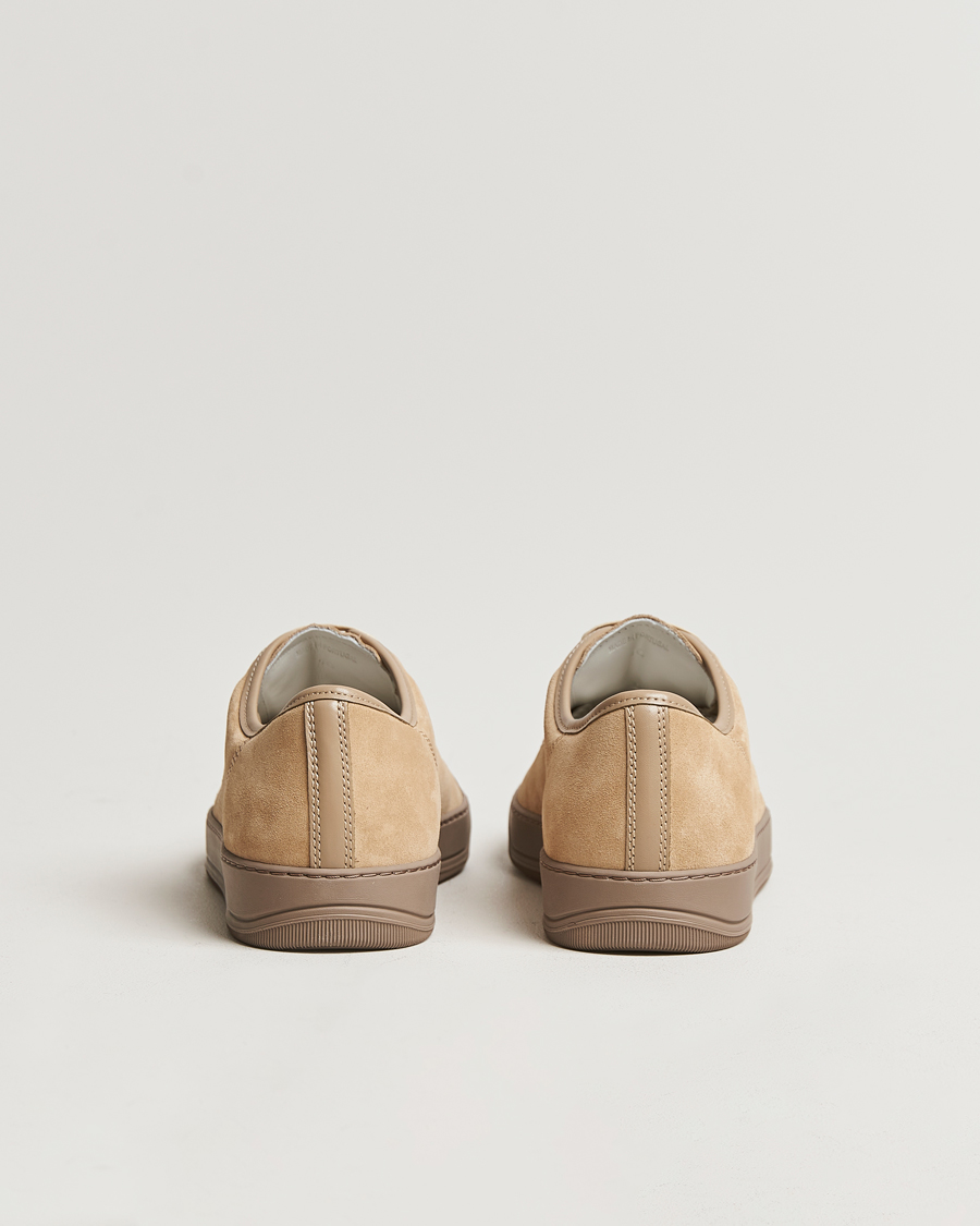 Heren | Lanvin Nappa Cap Toe Sneaker Light Brown | Lanvin | Nappa Cap Toe Sneaker Light Brown