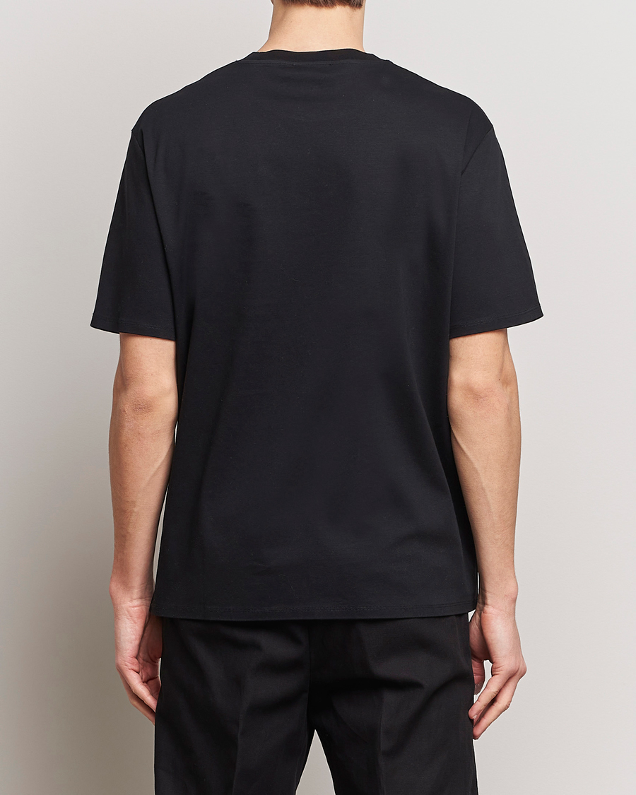 Heren | T-shirts | Lanvin | Embroidered Logo T-Shirt Black