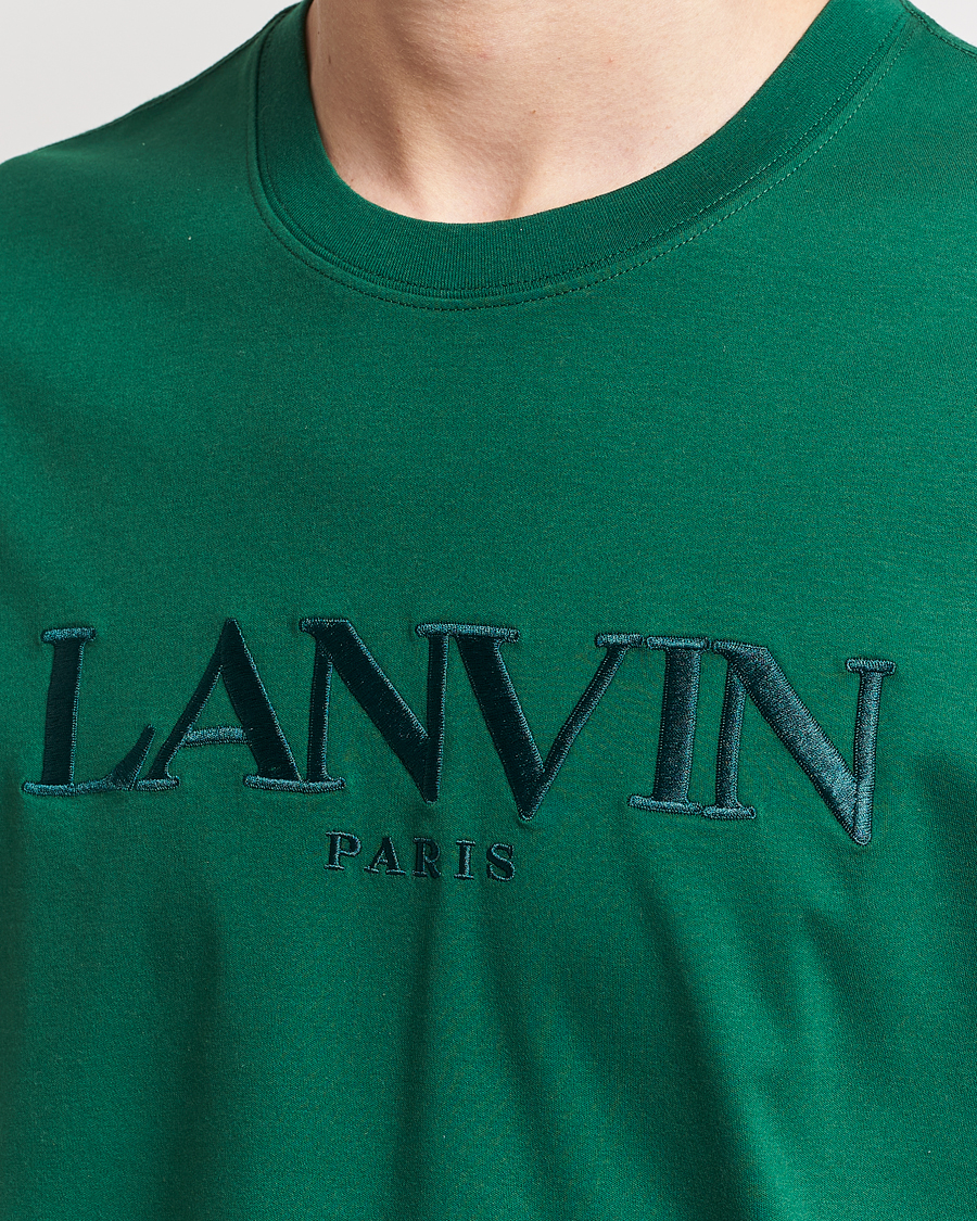Heren | T-shirts | Lanvin | Paris Classic Logo T-Shirt Bottle Green