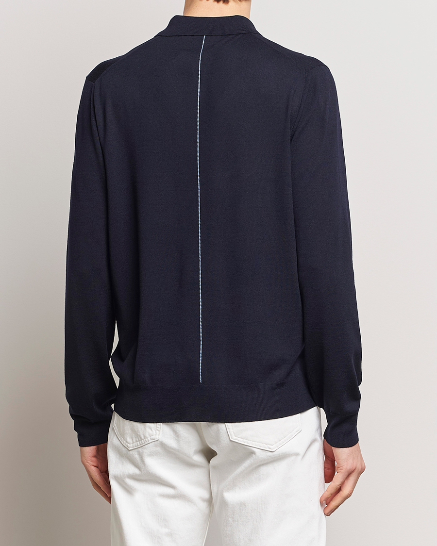 Heren | Truien | Lanvin | Merino Wool Knitted Polo Thunder