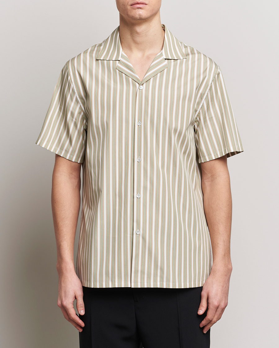 Heren | Overhemden | Lanvin | Short Sleeve Camp Shirt Green