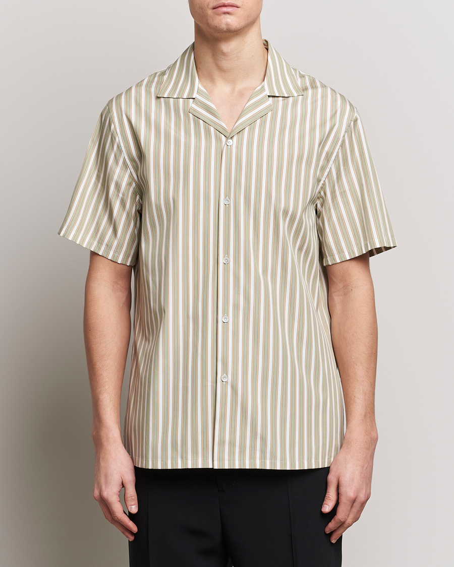 Heren | Lanvin | Lanvin | Short Sleeve Camp Shirt Green