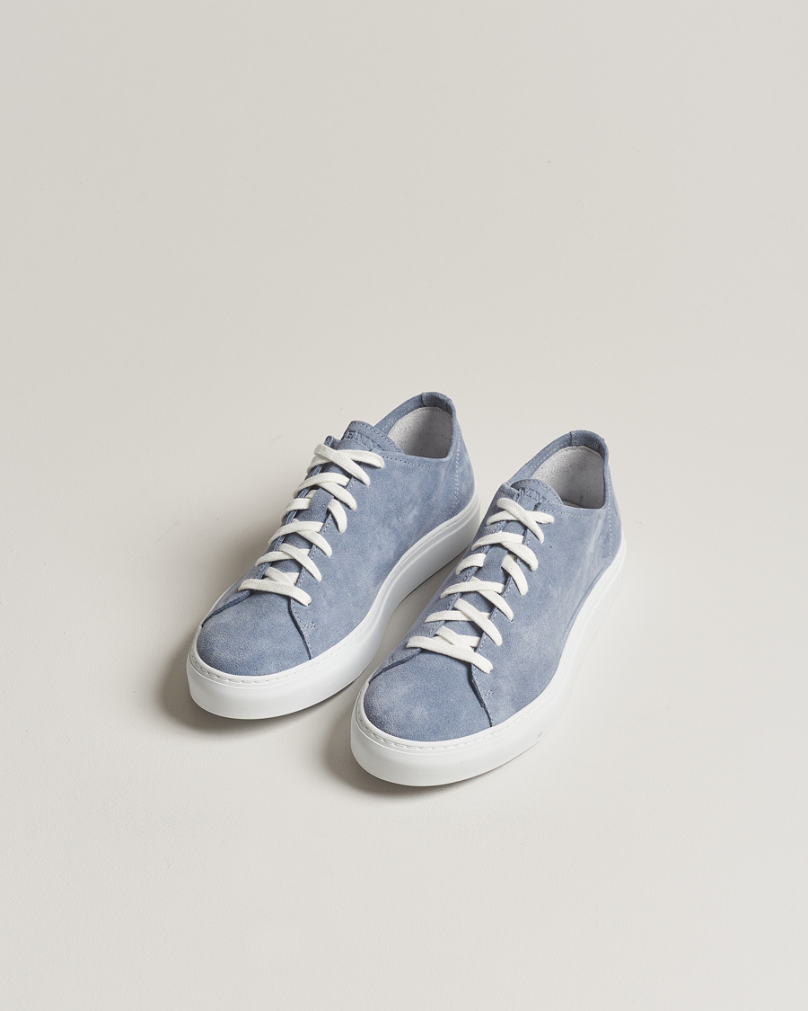 Heren | Suède schoenen | Diemme | Loria Low Sneaker Sky Blue Suede