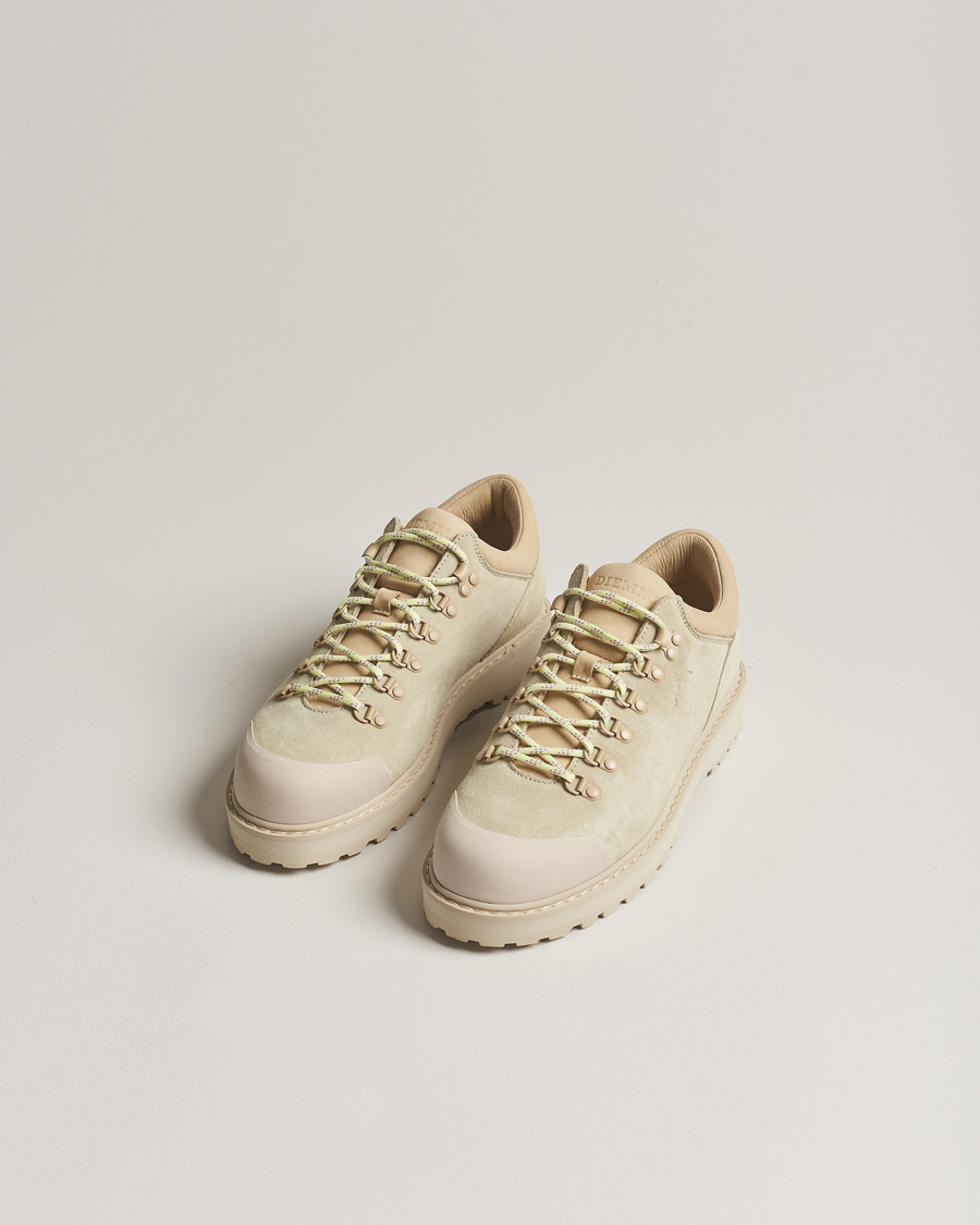 Heren | Veterlaarzen | Diemme | Cornaro Low Boot Ecru Suede