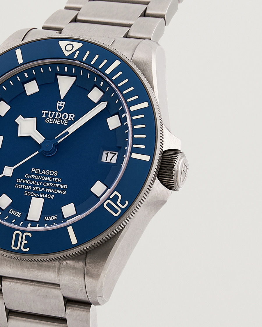 Heren | Tudor Pre-Owned Pelagos 25600TB Silver | Tudor Pre-Owned | Pelagos 25600TB Silver