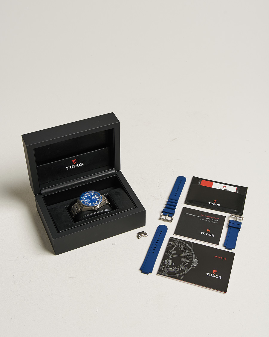 Heren | Tudor Pre-Owned Pelagos 25600TB Silver | Tudor Pre-Owned | Pelagos 25600TB Silver
