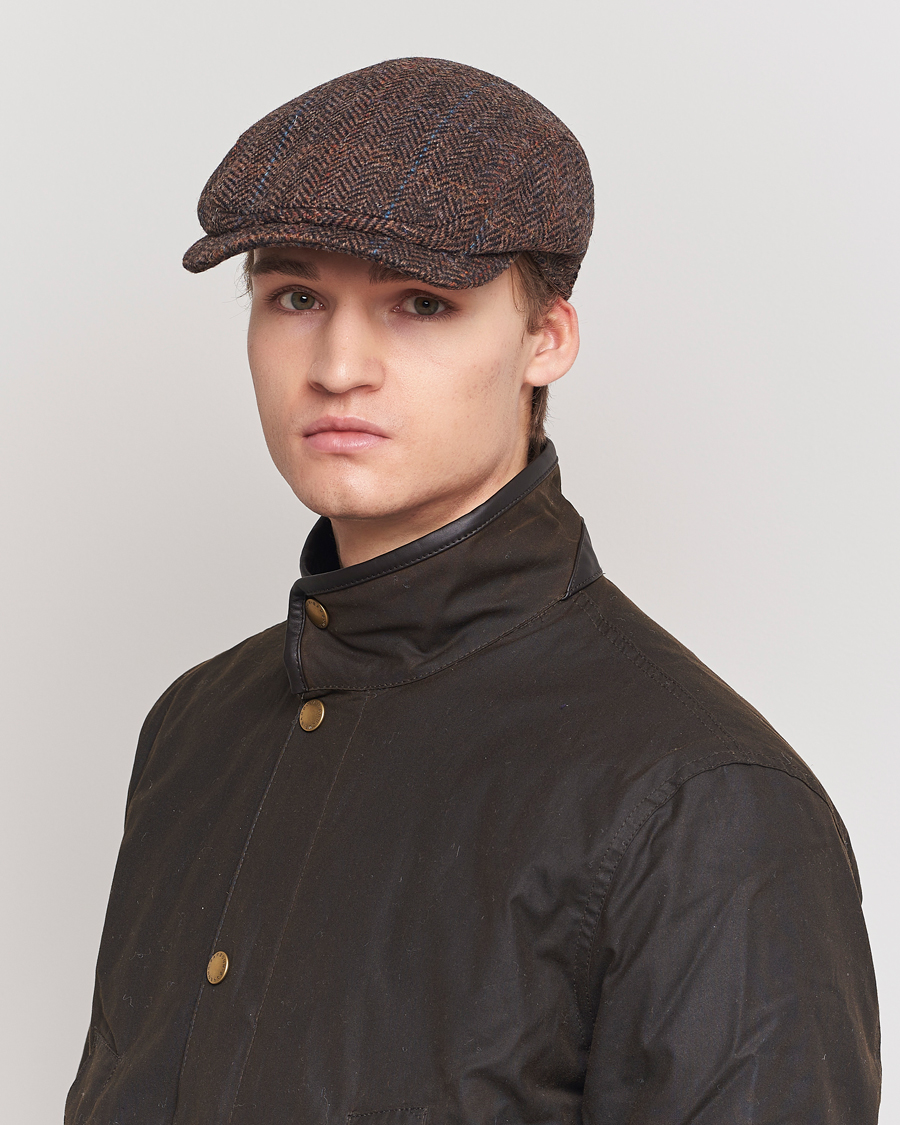 Heren | Hoeden en petten | Wigéns | Ivy Contemporary Wool Dark Brown