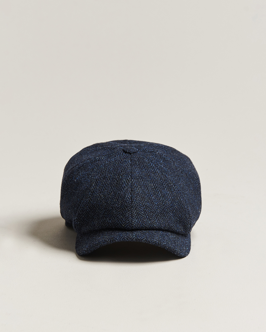 Heren | Hoeden en petten | Wigéns | Newsboy Classic Shetland Wool Navy