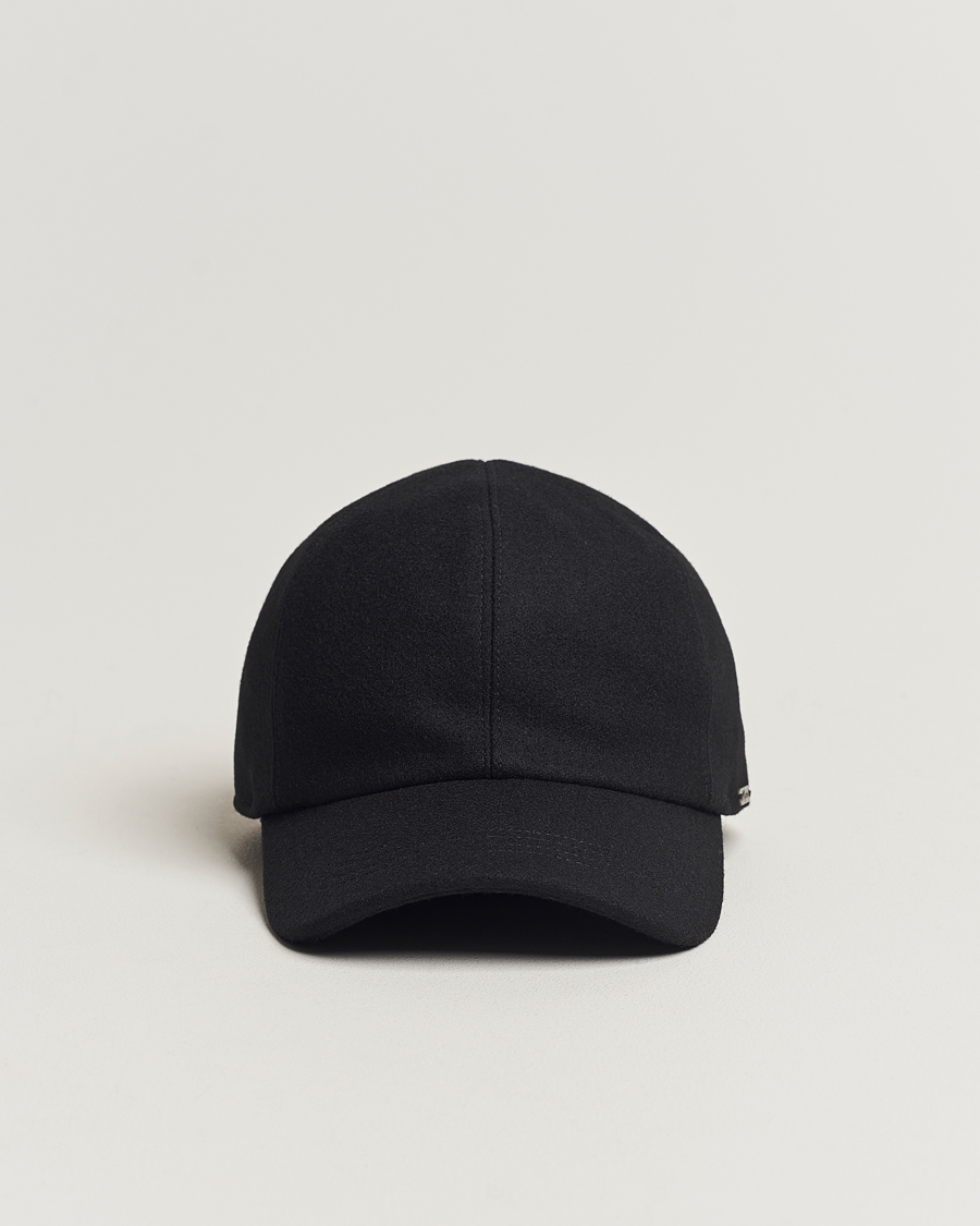 Heren | Hoeden en petten | Wigéns | Baseball Classic Melton Wool Black