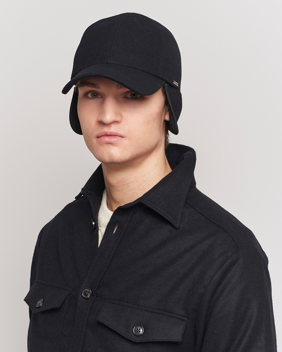 Heren | Hoeden en petten | Wigéns | Baseball Classic Melton Wool Black
