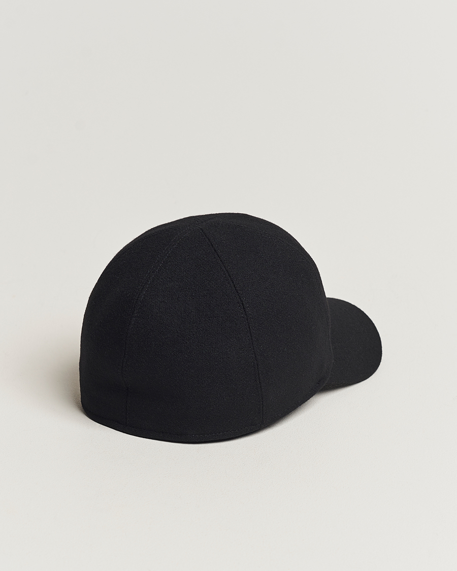 Heren | Hoeden en petten | Wigéns | Baseball Classic Melton Wool Black