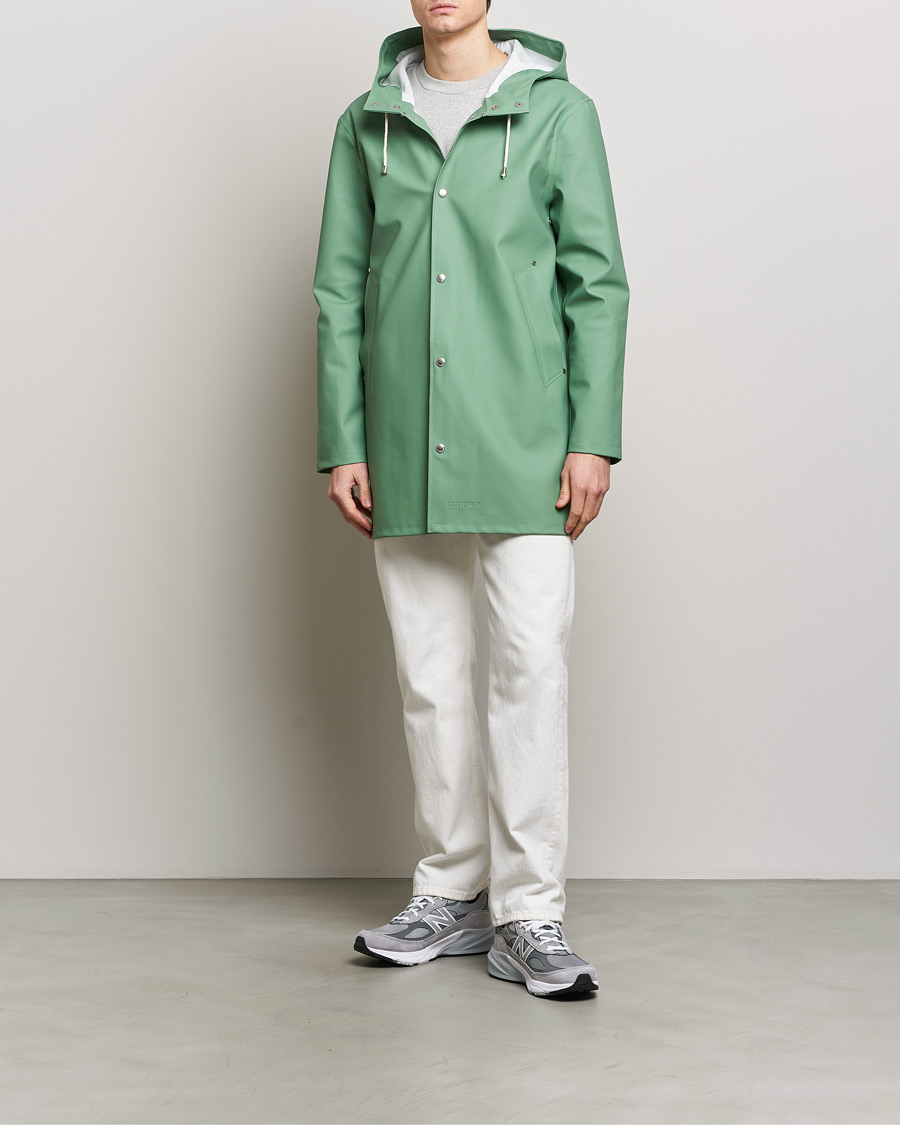 Heren | Jassen | Stutterheim | Stockholm Raincoat Green